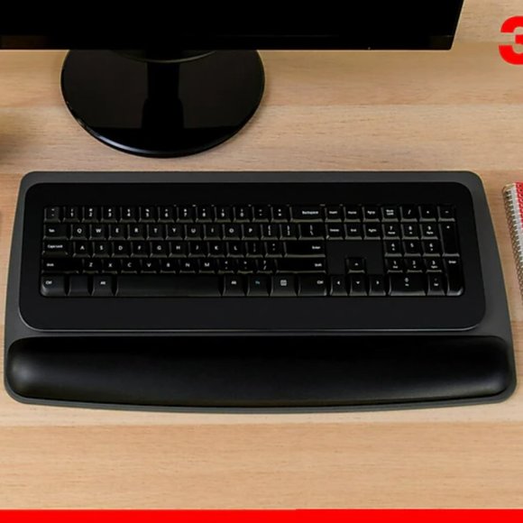 3M Gel Wrist Rest for Keyboard WR420LE - Keyboard Platform with Wrist Pillow - Picture 2 of 4